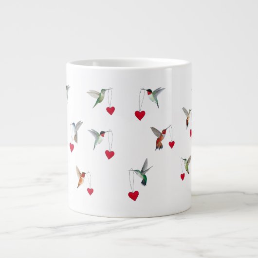 Valentinstag Jumbo-Tasse (Vorderseite)