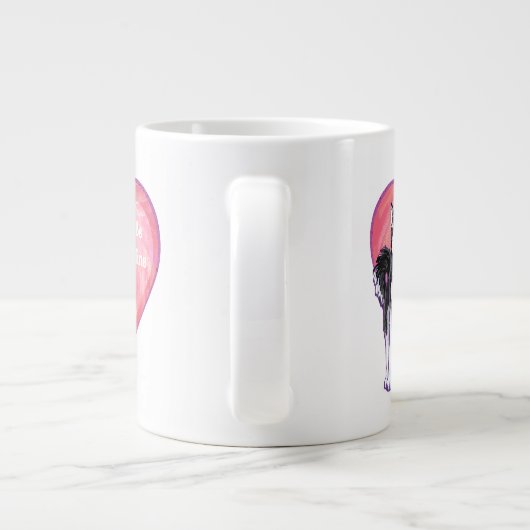 Valentinstag Jumbo-Tasse (Rückseite)