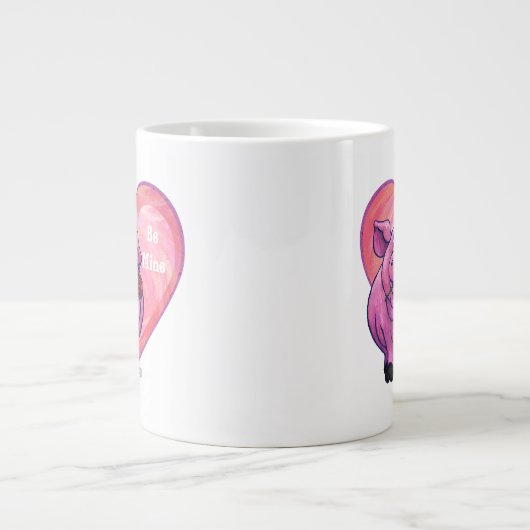 Valentinstag Jumbo-Tasse (Vorderseite)
