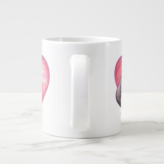 Valentinstag Jumbo-Tasse (Rückseite)