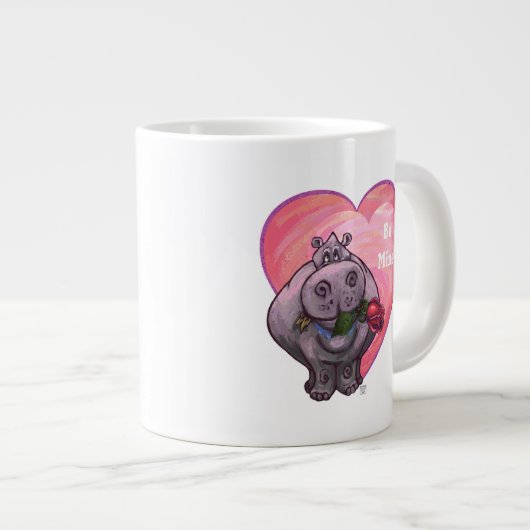 Valentinstag Jumbo-Tasse (Vorderseite Rechts)