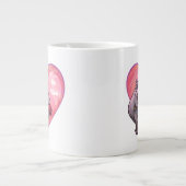 Valentinstag Jumbo-Tasse (Vorderseite)