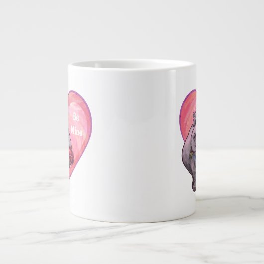 Valentinstag Jumbo-Tasse (Vorderseite)