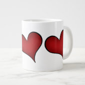 Valentinstag Jumbo-Tasse (Vorderseite Rechts)