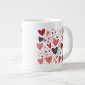Valentinstag Jumbo-Tasse (Vorderseite Rechts)