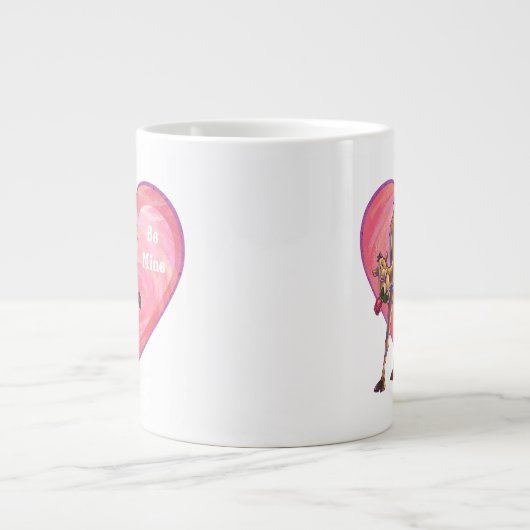 Valentinstag Jumbo-Tasse (Vorderseite)