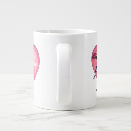Valentinstag Jumbo-Tasse (Rückseite)