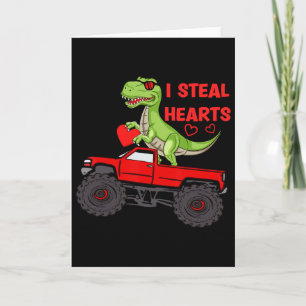 Valentinstag Jungen Kinder Dinosaurier Monster Tru Karte
