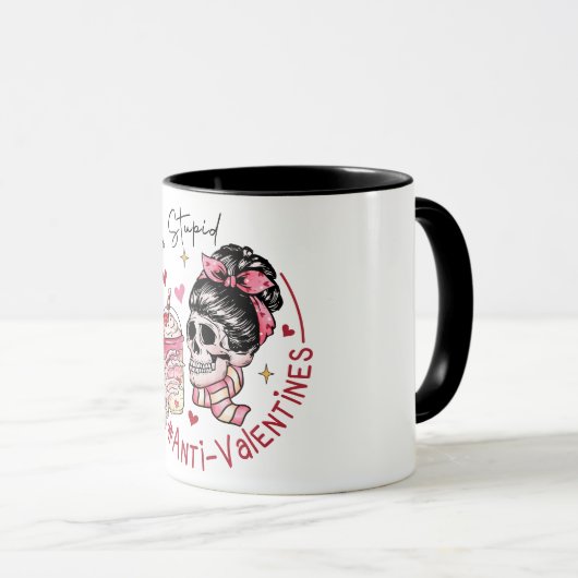 Valentinstag-Kaffee Tasse (VorderseiteRechts)