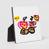 Valentinstag-Kaffees und -Kekse Fotoplatte (Vorderseite)