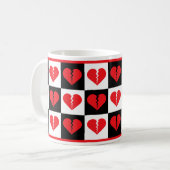 Valentinstag Kaffeetasse (Vorderseite Links)