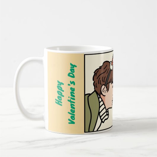 Valentinstag Kaffeetasse (Links)