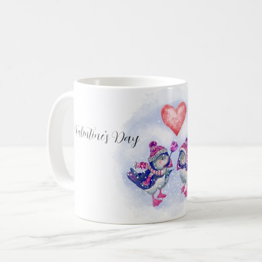Valentinstag Kaffeetasse (Vorderseite Links)