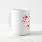 Valentinstag Kaffeetasse (Vorderseite Links)