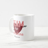 Valentinstag Kaffeetasse (Vorderseite Links)