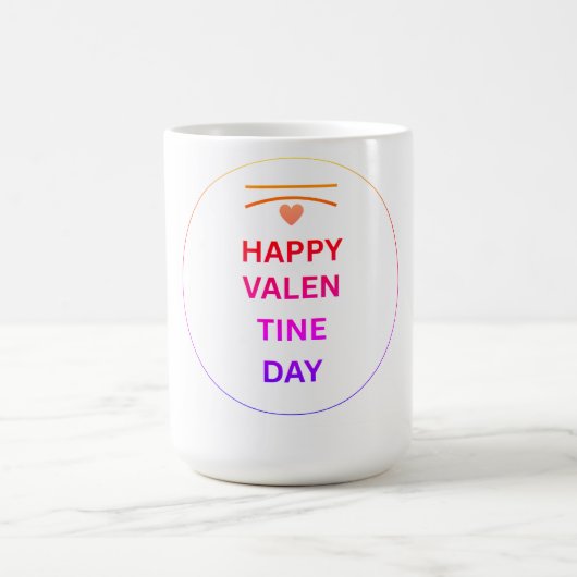 VALENTINSTAG KAFFEETASSE (Mittel)