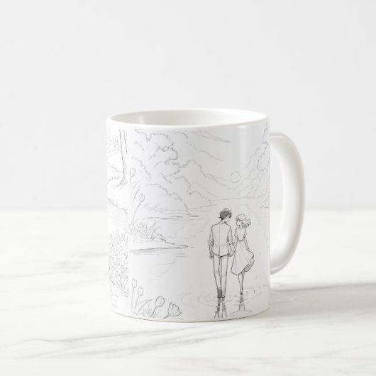 Valentinstag Kaffeetasse (VorderseiteRechts)