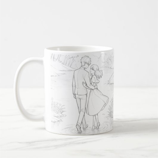 Valentinstag Kaffeetasse (Links)