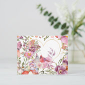 Valentinstag Kardinäle Postkarte (Stehend Vorderseite)