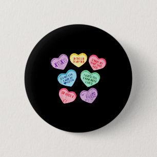 Valentinstag Kardiologe Herzen Candy Ekg Tech Tele Button