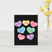 Valentinstag Kardiologe Herzen Candy Ekg Tech Tele Karte (Gelbe Blume)