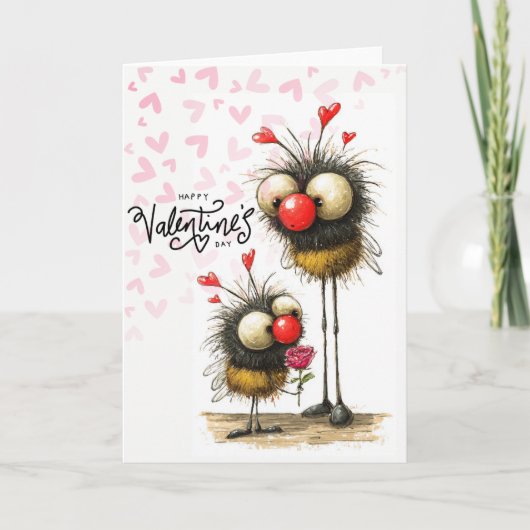 Valentinstag Karte (Vorderseite)
