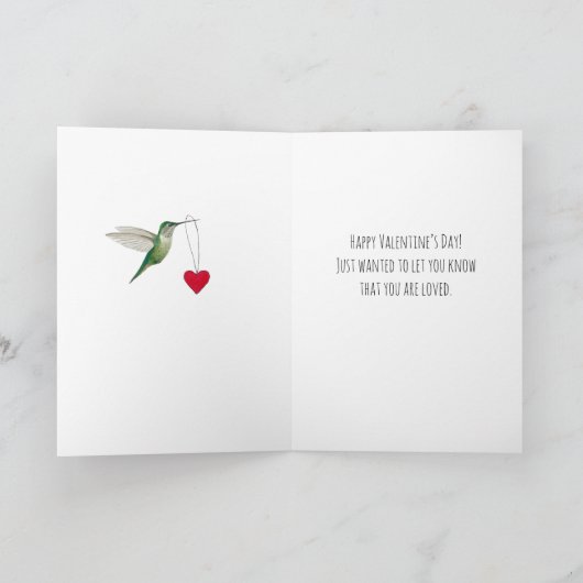 Valentinstag Karte (Innenseite)