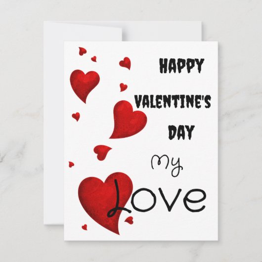 Valentinstag karte (Vorderseite)