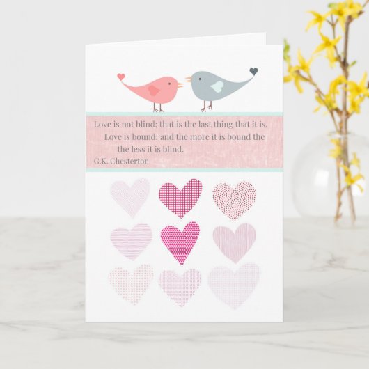 Valentinstag Karte (Gelbe Blume)