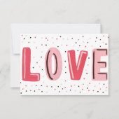 Valentinstag Karte (Vorderseite)