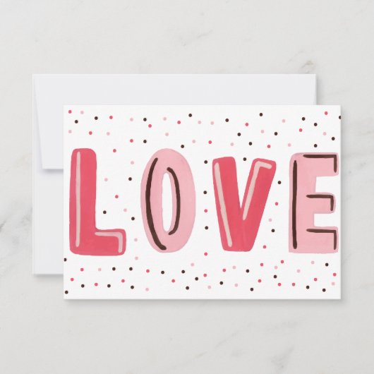 Valentinstag Karte (Vorderseite)