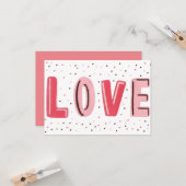 Valentinstag Karte (Vorderseite/Rückseite Beispiel)