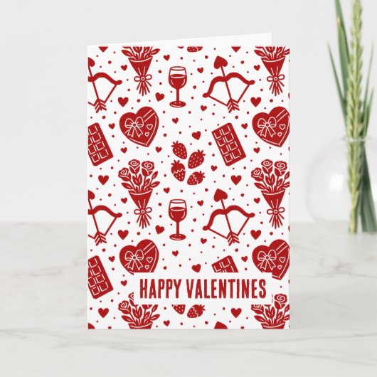 Valentinstag Karte (Vorderseite)