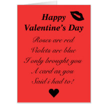Valentinstag-Karte