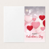 Valentinstag-Karte (Außenseite Aufgefaltet)