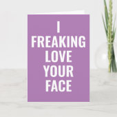 Valentinstag Karte (Vorderseite)