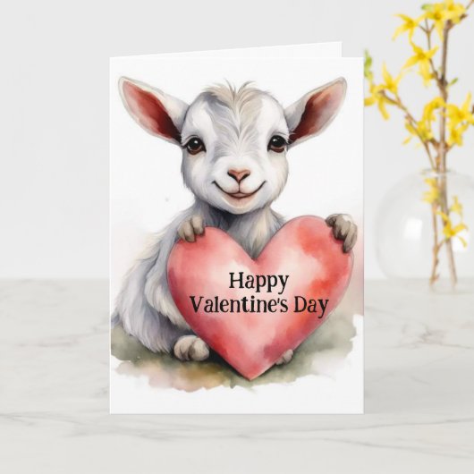 Valentinstag Karte (Gelbe Blume)