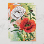 Valentinstag-Karte (Vorne/Hinten)