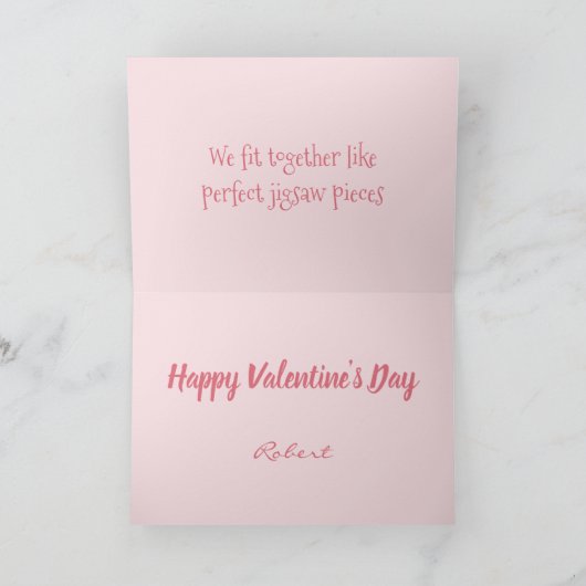 Valentinstag Karte (Innenseite)