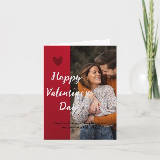 Valentinstag-Karte Ankündigung (Vorderseite)