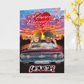 Valentinstag-Karte Chevrolet Karte (Gelbe Blume)