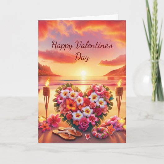 Valentinstag-Karte Dankeskarte (Vorderseite)