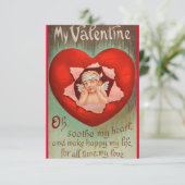 Valentinstag-Karte Dankeskarte (Stehend Vorderseite)