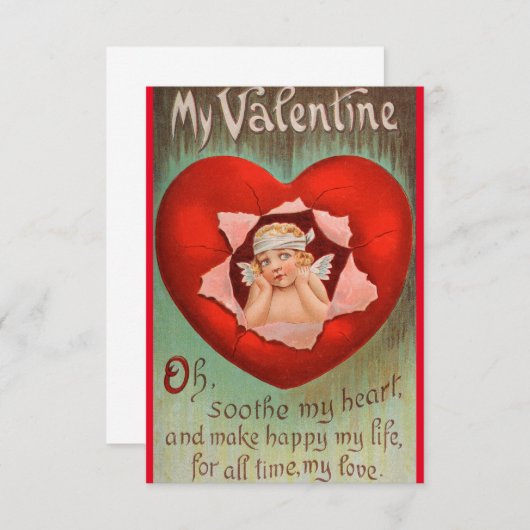 Valentinstag-Karte Dankeskarte (Vorne/Hinten)