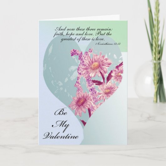 Valentinstag-Karte Dankeskarte (Vorderseite)