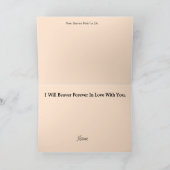 Valentinstag-Karte der Biber-Liebe Karte (Innenseite)