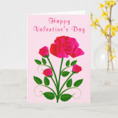 Valentinstag-Karte der Rose Karte (Gelbe Blume)