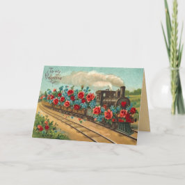 Valentinstag-Karte der Vintagen Liebe Feiertagskarte
