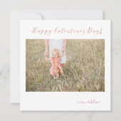 Valentinstag-Karte des benutzerdefinierten Fotos Einladung (Vorderseite)