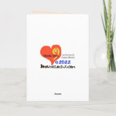 Valentinstag-Karte des Kaffees Karte (Rückseite)